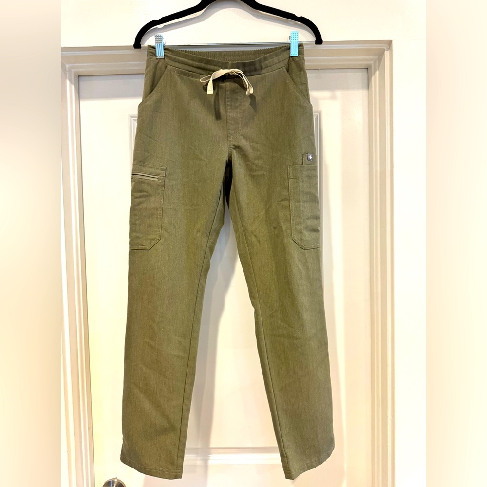 Army Green Figs Scrub Pants XS REGULAR